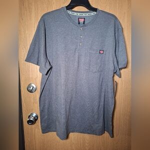 Wrangler Gray Men's Work Shirt